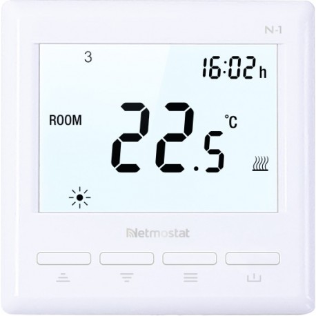 Netmostat, - Raum-/Bodenthermostat mit WIFI Steuerung