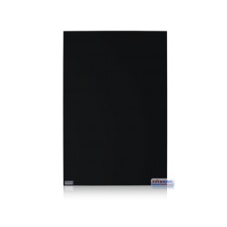 Infranomic Slim-Line Glas Infrarotheizung schwarz, glänzend